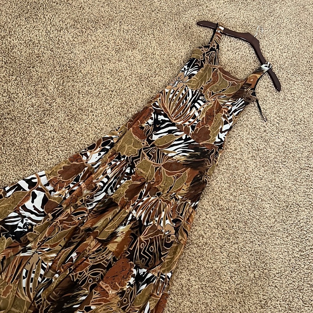 Patterned maxi dress